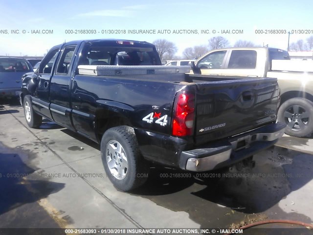 1GCEK19T74E335865 - 2004 CHEVROLET SILVERADO K1500 BLACK photo 3