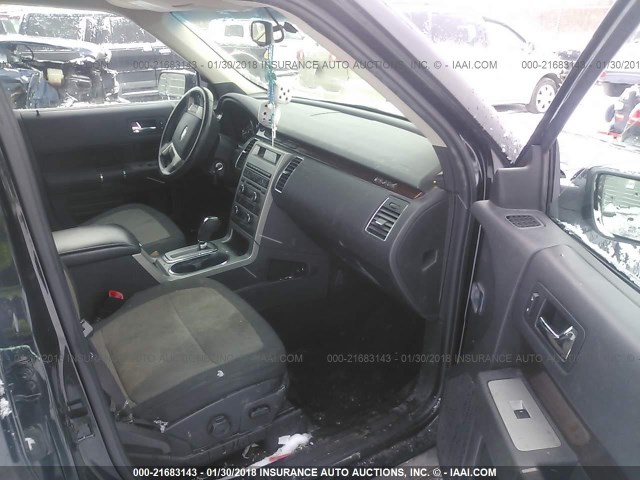 2FMGK5CC1CBD15416 - 2012 FORD FLEX SEL BLACK photo 5