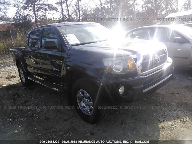 3TMJU4GN5BM112035 - 2011 TOYOTA TACOMA DOUBLE CAB PRERUNNER BLACK photo 1