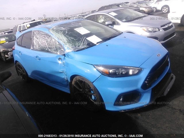 WF0DP3TH9H4123796 - 2017 FORD FOCUS RS BLUE photo 1