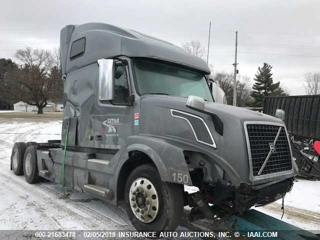 4V4NC9TJ6CN543502 - 2012 VOLVO VNL L GRAY photo 1