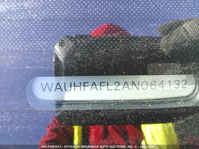 WAUHFAFL2AN064132 - 2010 AUDI A4 PREMIUM PLUS BLACK photo 9