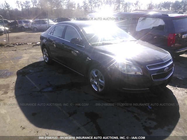 1G1ZC5EB9AF240001 - 2010 CHEVROLET MALIBU 1LT BLACK photo 1