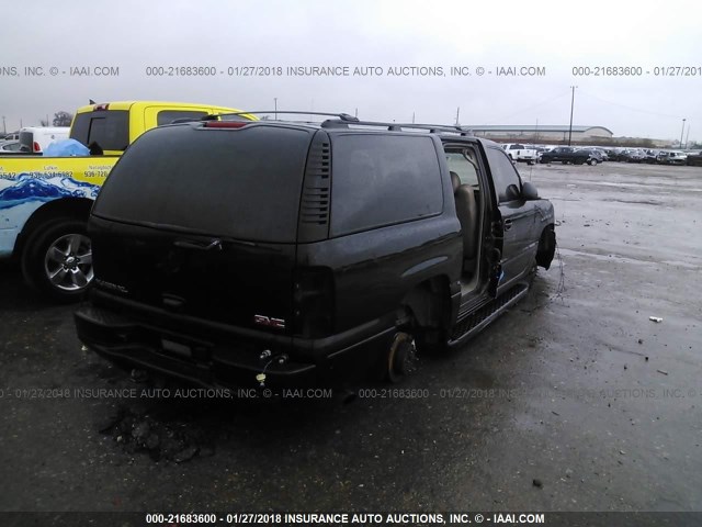 1GKFK66U75J211591 - 2005 GMC YUKON XL DENALI BLACK photo 4