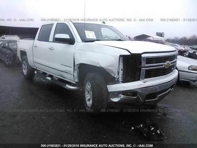 3GCUKSEC9EG471707 - 2014 CHEVROLET SILVERADO K1500 LTZ WHITE photo 1