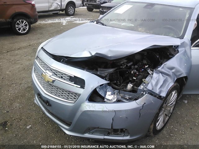 1G11H5SA9DU128129 - 2013 CHEVROLET MALIBU LTZ 蓝色 照片 6