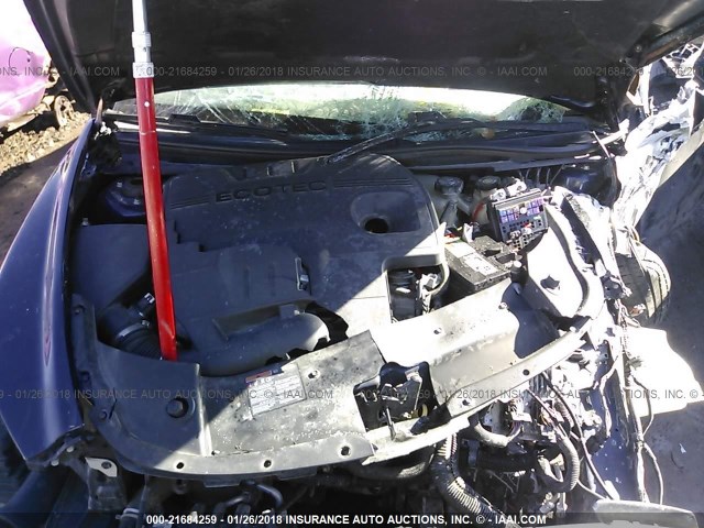 1G1ZA5EU8BF157720 - 2011 CHEVROLET MALIBU LS ლურჯი ფოტო 10