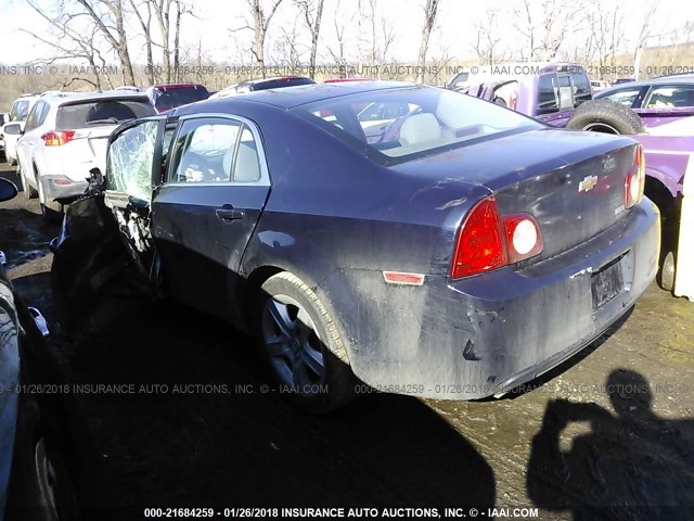 1G1ZA5EU8BF157720 - 2011 CHEVROLET MALIBU LS ლურჯი ფოტო 3