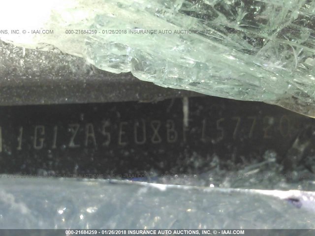 1G1ZA5EU8BF157720 - 2011 CHEVROLET MALIBU LS ლურჯი ფოტო 9