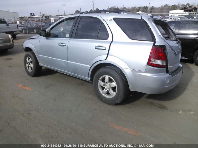 KNDJD733265519070 - 2006 KIA SORENTO EX/LX Light Blue photo 3