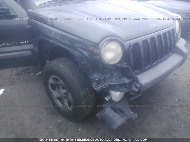 1J4GL48K42W211926 - 2002 JEEP LIBERTY SPORT 绿色 照片 6