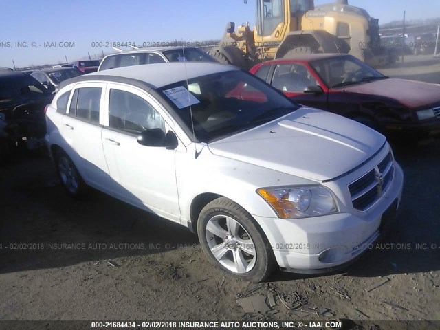 1B3CB3HA7BD268613 - 2011 DODGE CALIBER MAINSTREET WHITE photo 1