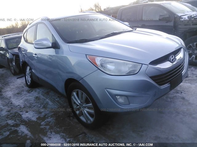 KM8JU3ACXBU291293 - 2011 HYUNDAI TUCSON GLS/LIMITED 蓝色 照片 1