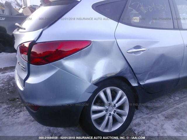 KM8JU3ACXBU291293 - 2011 HYUNDAI TUCSON GLS/LIMITED 蓝色 照片 6