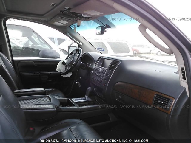 5N1BA08D19N608733 - 2009 NISSAN ARMADA SE/LE GRAY photo 5