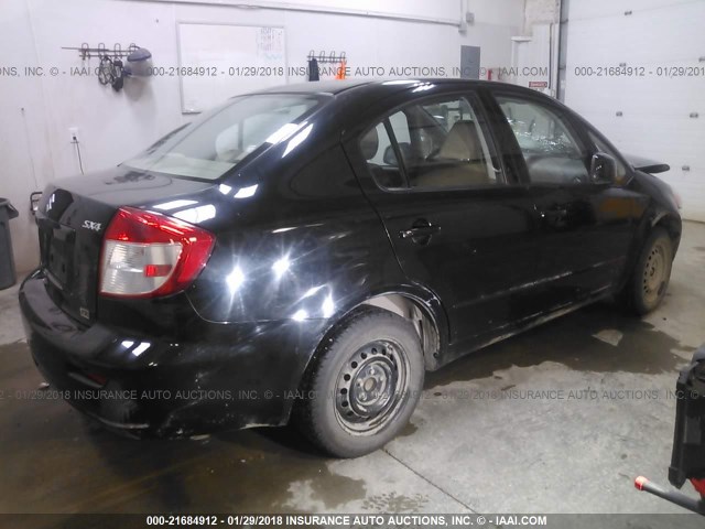 JS2YC5A28A6304172 - 2010 SUZUKI SX4 LE BLACK photo 4