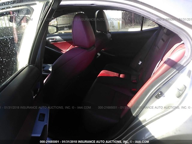 JTHBF1D29F5077579 - 2015 LEXUS IS 250 GRAY photo 8