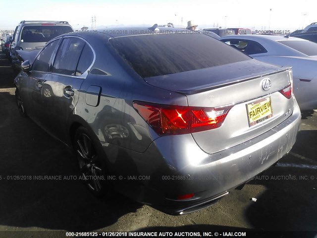 JTHBE1BL4D5004860 - 2013 LEXUS GS 350 GRAY photo 3