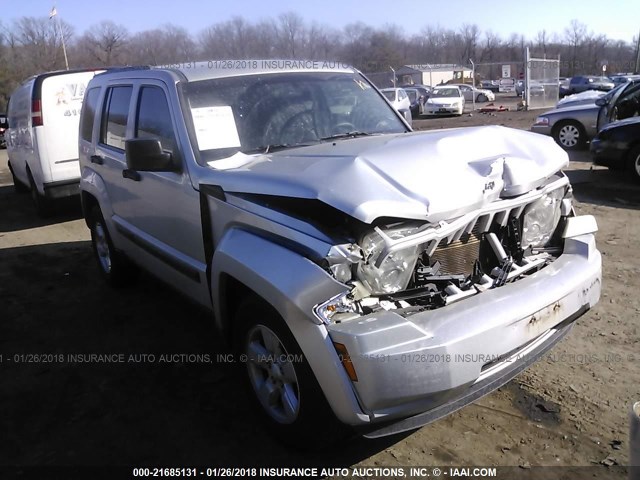 1J4PN2GK7BW568517 - 2011 JEEP LIBERTY SPORT SILVER photo 1