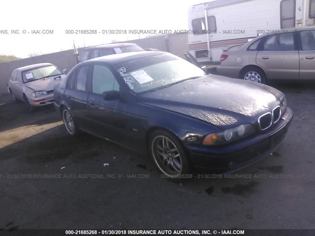 WBADT63461CF11996 - 2001 BMW 530 I AUTOMATIC BLUE photo 1