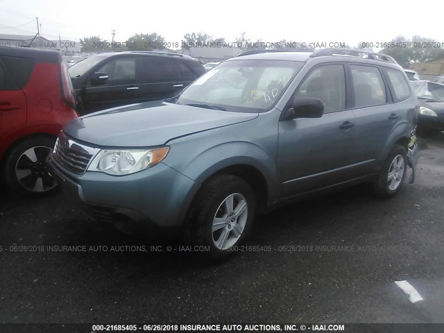 JF2SH6BCXAG915881 - 2010 SUBARU FORESTER XS Yaşıl foto 2