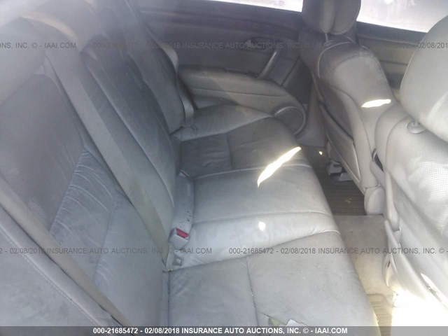 JH4KB16556C011030 - 2006 ACURA RL SILVER photo 8