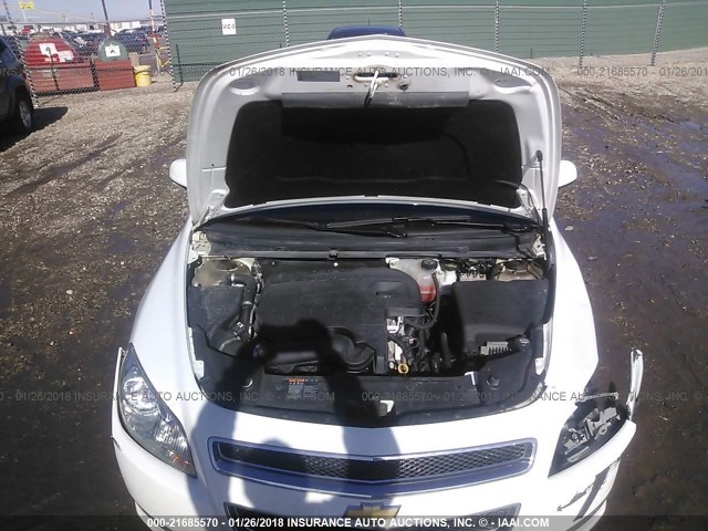 1G1ZC5EB2AF237117 - 2010 CHEVROLET MALIBU 1LT 白色 照片 10
