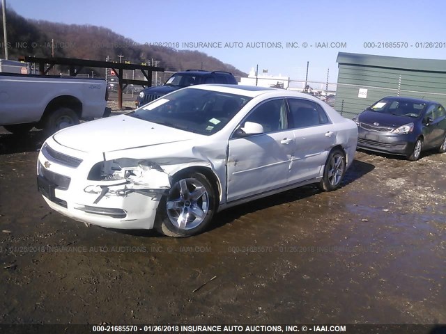 1G1ZC5EB2AF237117 - 2010 CHEVROLET MALIBU 1LT 白色 照片 2