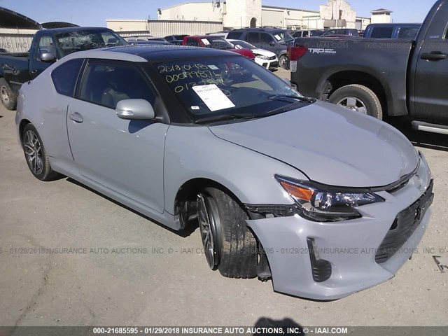JTKJF5C78FJ013289 - 2015 TOYOTA SCION TC 灰色 照片 1