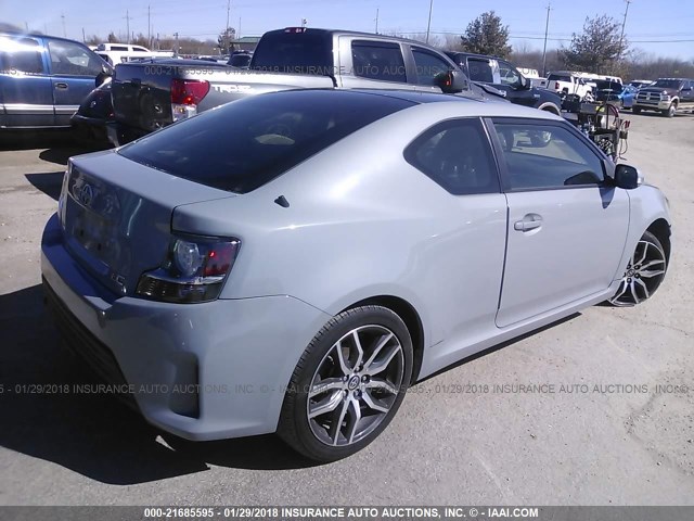 JTKJF5C78FJ013289 - 2015 TOYOTA SCION TC 灰色 照片 4