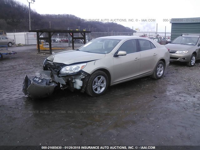 1G11C5SA1GF157129 - 2016 CHEVROLET MALIBU LIMITED LT GOLD photo 2