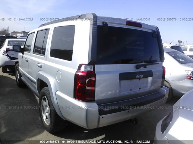 1J4RH4GK0AC144284 - 2010 JEEP COMMANDER SPORT Silber Foto 3