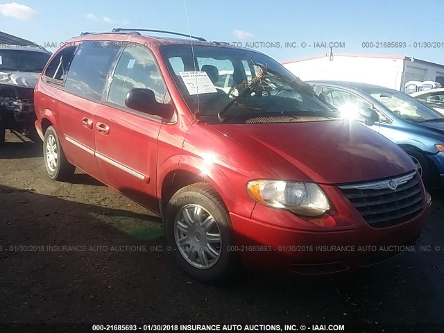 2A4GP54L57R184454 - 2007 CHRYSLER TOWN & COUNTRY TOURING RED photo 1