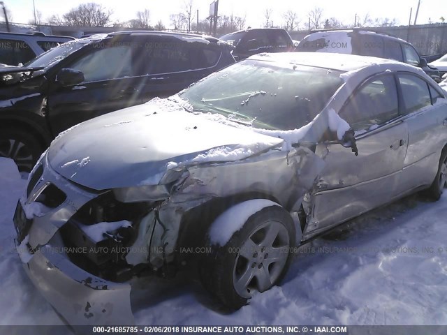 1G2ZG58B774140835 - 2007 PONTIAC G6 SE SILVER photo 6