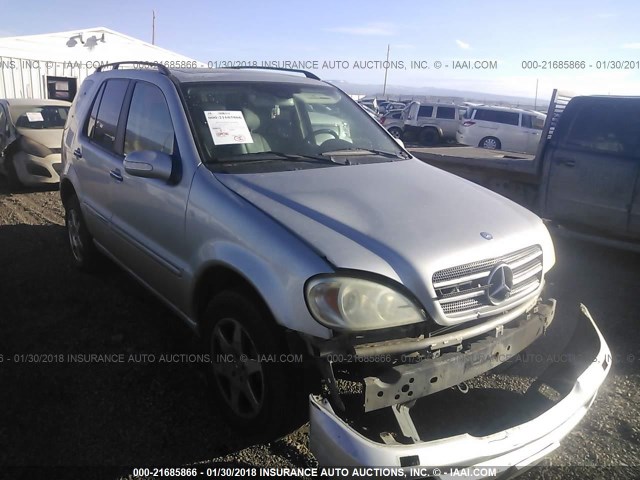 4JGAB75E04A485196 - 2004 MERCEDES-BENZ ML 500 SILVER photo 6