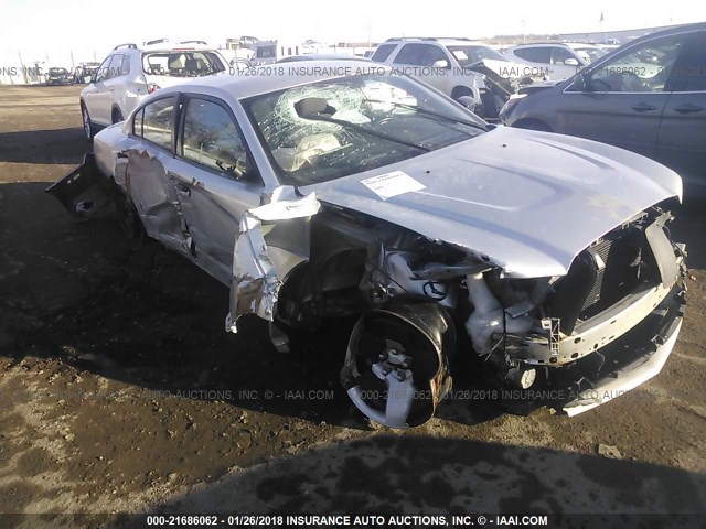 2B3CL1CT2BH574390 - 2011 DODGE CHARGER POLICE SILVER photo 6