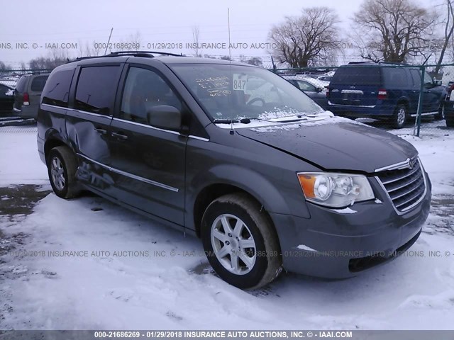 2A4RR8D15AR415508 - 2010 CHRYSLER TOWN & COUNTRY TOURING PLUS GRAY photo 1