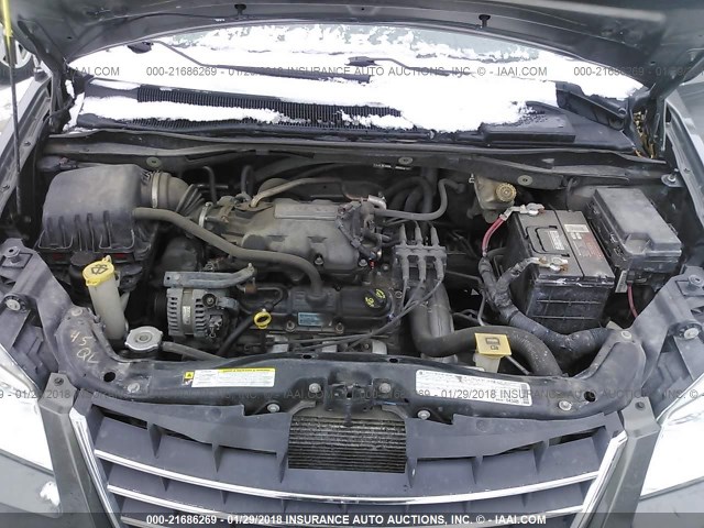 2A4RR8D15AR415508 - 2010 CHRYSLER TOWN & COUNTRY TOURING PLUS GRAY photo 10