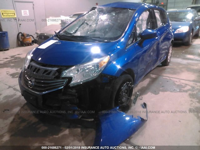 3N1CE2CP0FL403090 - 2015 NISSAN VERSA NOTE S/S PLUS/SV/SL/SR BLUE photo 6