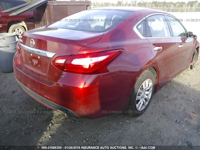 1N4AL3AP7GN337602 - 2016 NISSAN ALTIMA 2.5/S/SV/SL/SR MAROON photo 4