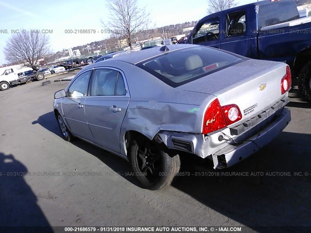 1G1ZB5E05CF254272 - 2012 CHEVROLET MALIBU LS ვერცხლისფერი ფოტო 3