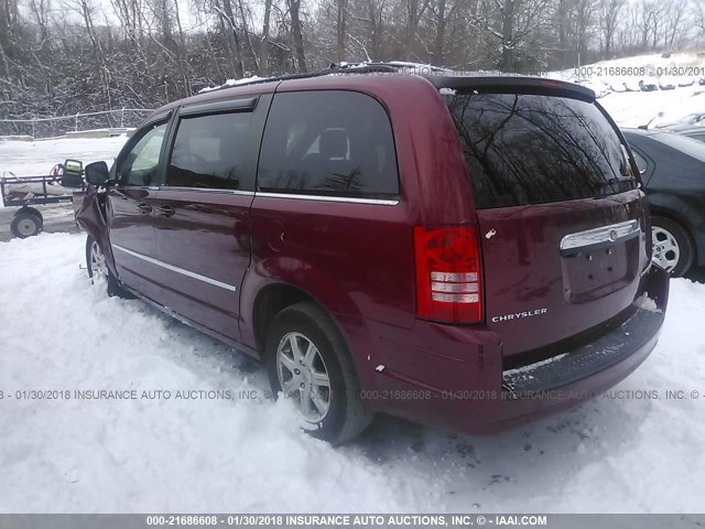 2A4RR8D14AR398572 - 2010 CHRYSLER TOWN & COUNTRY TOURING PLUS BURGUNDY photo 3