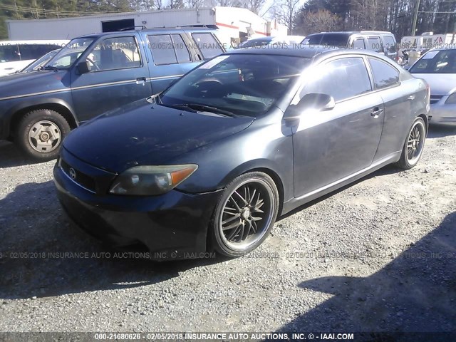 JTKDE177050021524 - 2005 TOYOTA SCION TC 灰色 照片 2