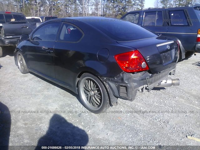 JTKDE177050021524 - 2005 TOYOTA SCION TC 灰色 照片 3