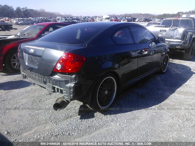 JTKDE177050021524 - 2005 TOYOTA SCION TC 灰色 照片 4