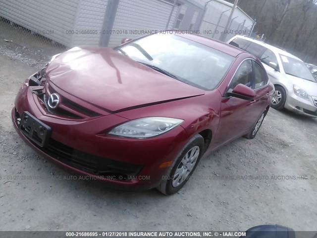 1YVHZ8BH0A5M51020 - 2010 MAZDA 6 I RED photo 2