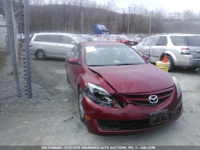 1YVHZ8BH0A5M51020 - 2010 MAZDA 6 I RED photo 6