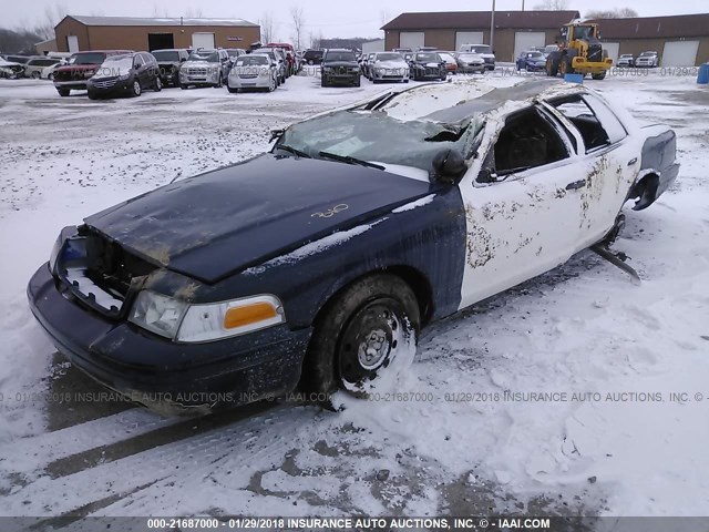 2FAFP71V68X167491 - 2008 FORD CROWN VICTORIA POLICE INTERCEPTOR BLUE photo 2