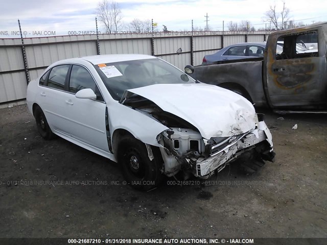 2G1WD5EM4A1260620 - 2010 CHEVROLET IMPALA POLICE WHITE photo 1