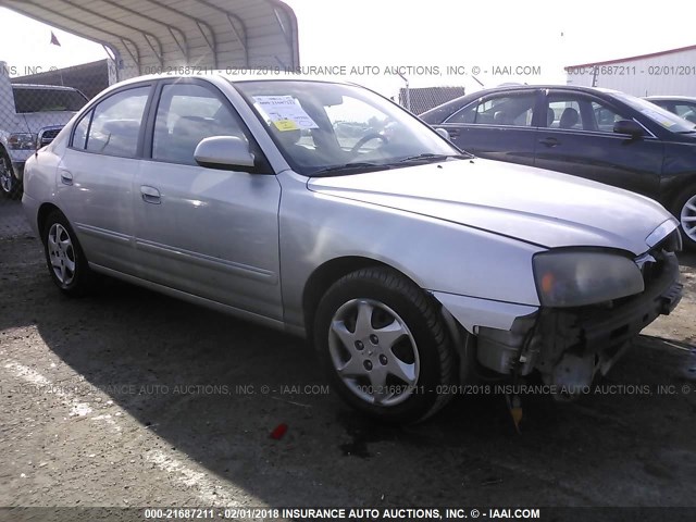 KMHDN46D86U376950 - 2006 HYUNDAI ELANTRA GLS/GT/LIMITED SILVER photo 1